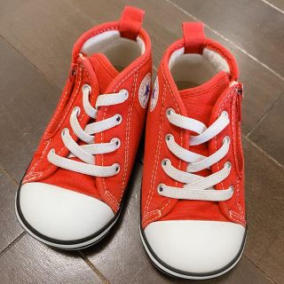 コンバース(CONVERSE)のコンバース  レッド 14.5cm ベビーオールスター(スニーカー)