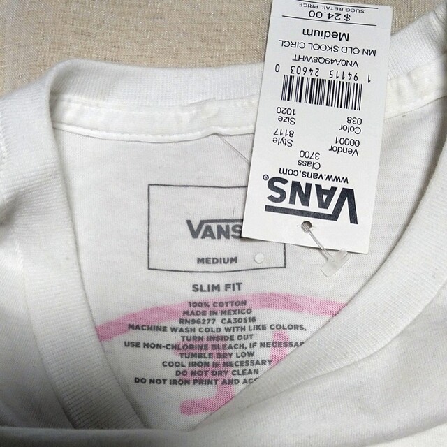 VANS(ヴァンズ)のVANS Tシャツ 半袖 Ｍサイズ ﾕﾆｾｯｸｽ メンズのトップス(Tシャツ/カットソー(半袖/袖なし))の商品写真