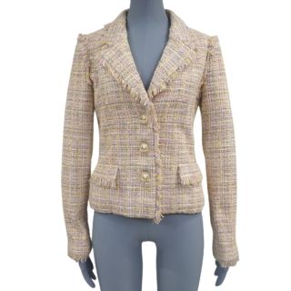 完成品 【高級】CHANEL シャネル ツイード セットアップ マルチカラー