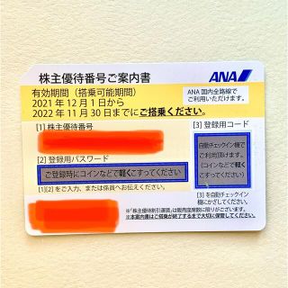 エーエヌエー(ゼンニッポンクウユ)(ANA(全日本空輸))のANA 株主優待　割引(その他)