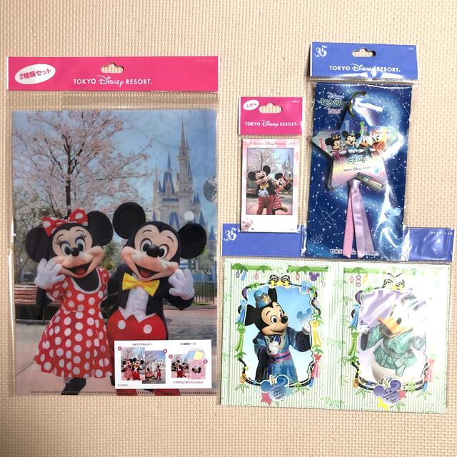 ディズニー　旧フェイス　実写　ミッキー　ミニー　桜　七夕　メモ　ファイル　ふせん | フリマアプリ ラクマ