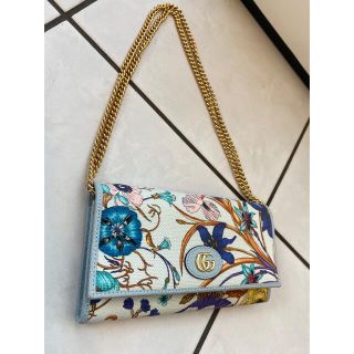 Gucci - 【新品未使用】GUCCI フローラ チェーンウォレットの通販 by