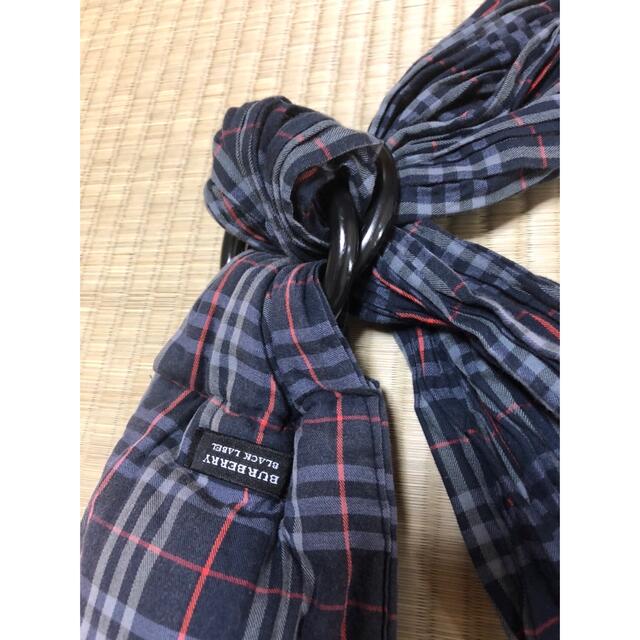 BURBERRY BLACK LABEL(バーバリーブラックレーベル)のバーバリーブラックレーベル　ノヴァチェック　スリング　ベビーキャリア キッズ/ベビー/マタニティの外出/移動用品(スリング)の商品写真