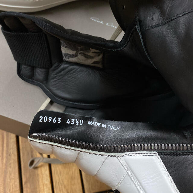 Rick Owens(リックオウエンス)の RICK OWENS RU20S7894 GEOBASKET SNEAKERS メンズの靴/シューズ(スニーカー)の商品写真