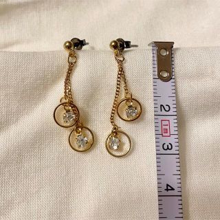 ゴールド×キュービックジルコニアピアス(ピアス)