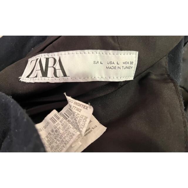 ZARA ZARA ワンタック クロップド ワイド テーパード シェフパンツ ブラックの通販 by JAM|ザラならラクマ ザラ シェフパンツ