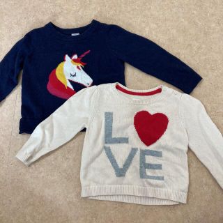 ベビーギャップ(babyGAP)のbabygap  トレーナー  セット　90(Tシャツ/カットソー)