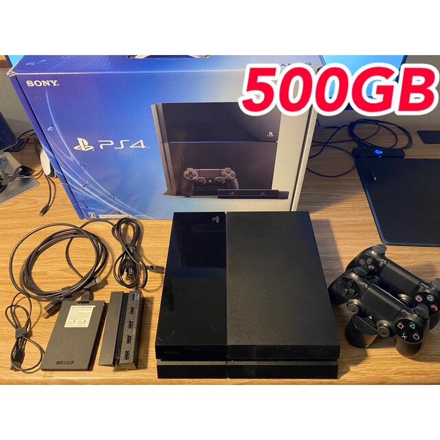 PlayStation4 本体 コントローラー2台 SSDなど付属品セット