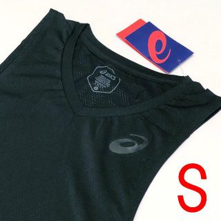 アシックス(asics)の最終価格　モデルasics アシックス BASE LAYER TANK 黒　S　(Tシャツ(半袖/袖なし))