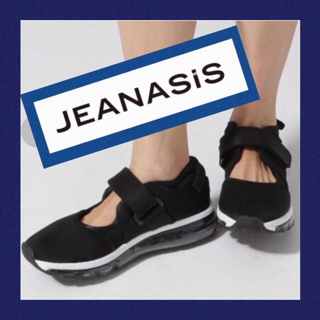 JEANASIS(ジーナシス)の【JEANASiS】スニーカー ★人気完売品★ブラック☆Mサイズ★レア品 レディースの靴/シューズ(スニーカー)の商品写真