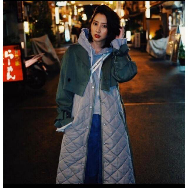 トレンチコートameri 3way quilting liner coat