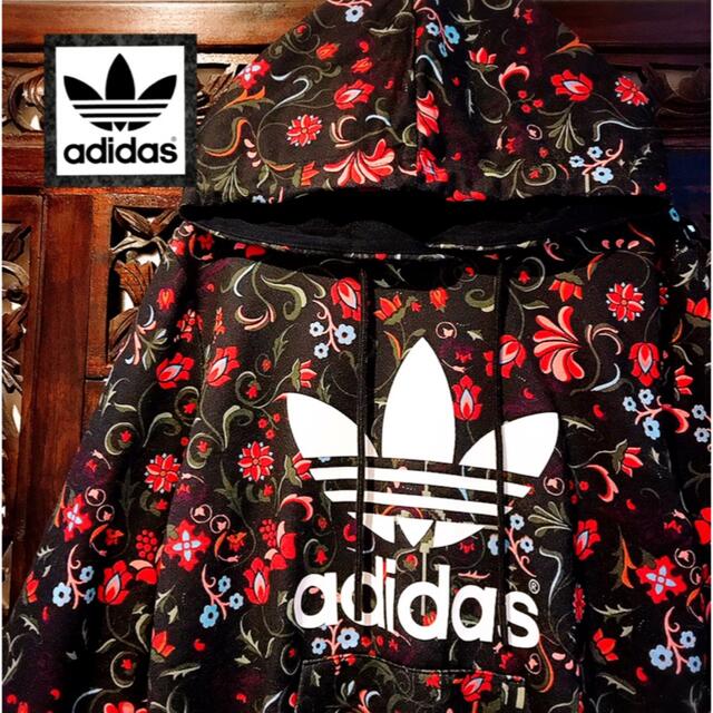 adidas originals 花柄　パーカー　ジャージ