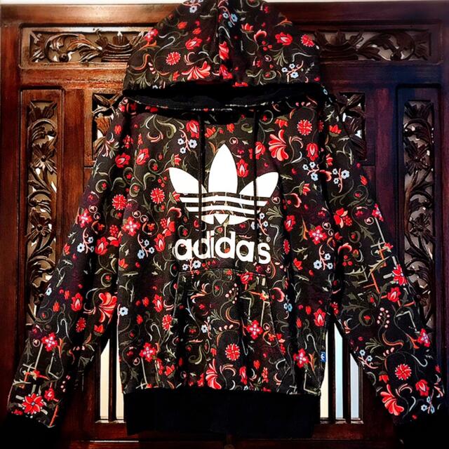 adidas originals 花柄　パーカー　ジャージ