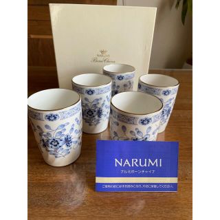 キッチン/食器【新品/未使用】NARUMI ナルミ ミラノ   フリーカップ 5客 美品