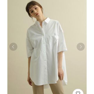 ドレステリア(DRESSTERIOR)の【DRESSTERIOR 2020SS】抜き衿チュニックシャツ(シャツ/ブラウス(半袖/袖なし))