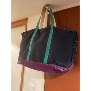 L.L.Bean - レア!3トーン 80s L.L.Bean カラートートバッグ