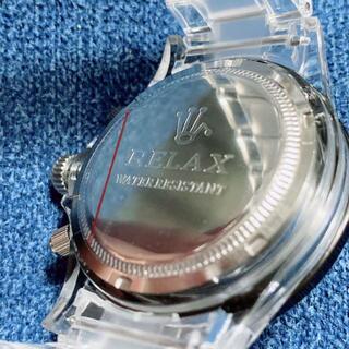RELAX 腕時計 デイトナモデル ホワイトシェル文字盤 王冠ロゴ 世田谷ベース