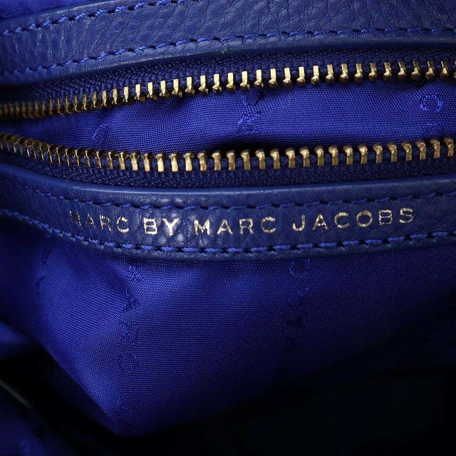 MARC JACOBS(マークジェイコブス)のマークジェイコブス ハンドバッグ ショルダーバッグ 2way レザー 青 レディースのバッグ(ハンドバッグ)の商品写真