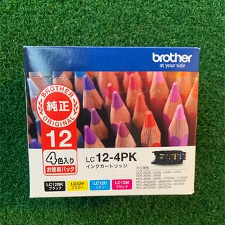 ブラザー(brother)のbrother インクカートリッジ LC12-4PK 4色(その他)