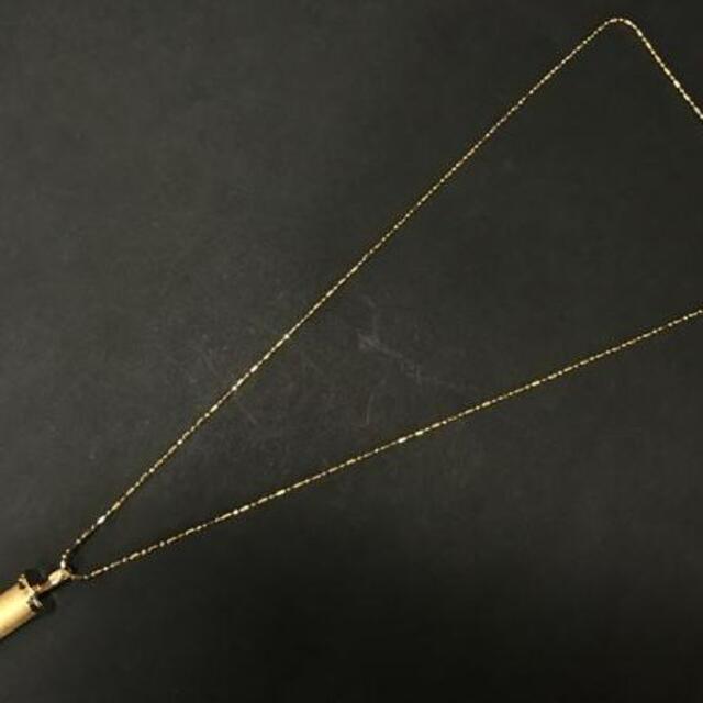 K18　ピルケース　ネックレス付き　60cm 薬入れ 18金　ゴールド