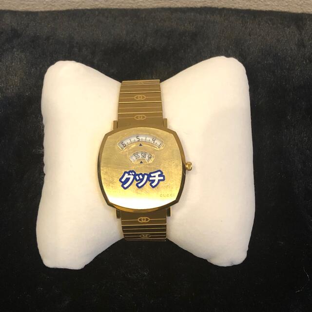 リアル グリップ 【よしのしん様専用】GUCCI GP ゴールド 腕時計 腕時計(デジタル)
