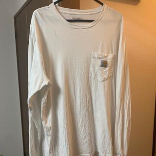 カーハート(carhartt)のCarhartt XL ホワイト ロンT(Tシャツ/カットソー(七分/長袖))