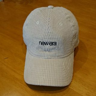 ニューエラー(NEW ERA)のnew era   キャップ  コーデュロイ オフベージュ(キャップ)