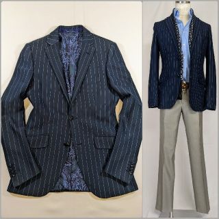 エトロ(ETRO)の【イタリア製良品】#ETRO#総裏シルク#メンズテーラードジャケット(テーラードジャケット)