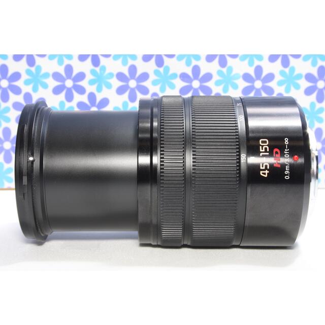 Panasonic(パナソニック)の極美品❤️パナソニック LUMIX 45-150mm❤️人気の望遠レンズ❤ スマホ/家電/カメラのカメラ(レンズ(ズーム))の商品写真