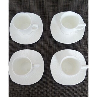 T4Uコーヒーカップ＆ソーサー4客セット(グラス/カップ)