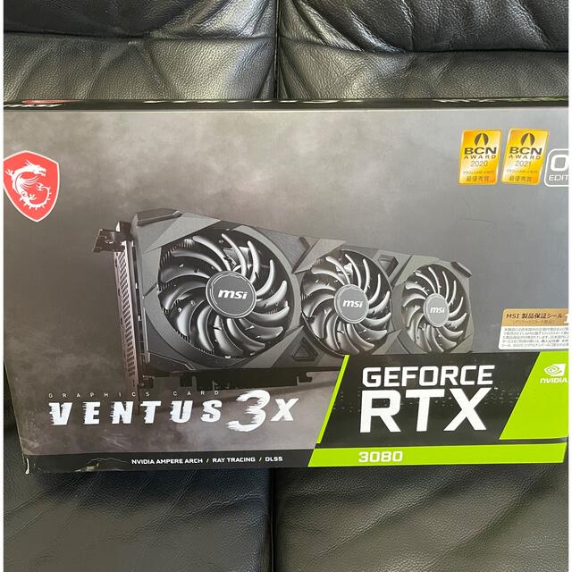 MSI RTX 3080 VENTUS 3X 10G OC LHR 保証無