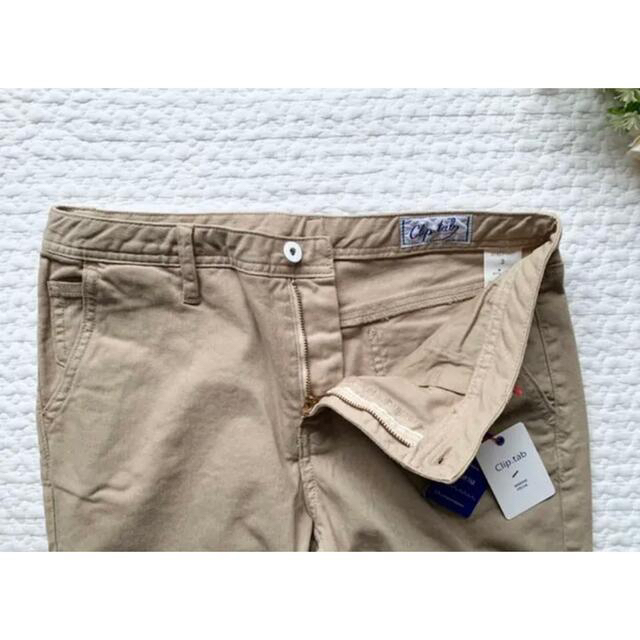 NATURAL LAUNDRY(ナチュラルランドリー)の新品 CLIP.tab クリップタブ カジュアルチノパンツ デニム地 size3 レディースのパンツ(カジュアルパンツ)の商品写真