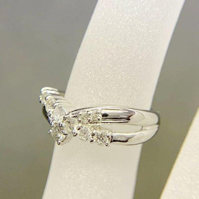 Pt900　ダイヤリング　D0.50ct  指輪　プラチナ　ダイヤモンド レディースのアクセサリー(リング(指輪))の商品写真