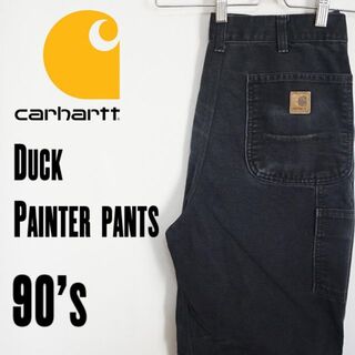 carhartt - carhartt カーハート 古着 ブラック ペインターパンツ 90s 黒
