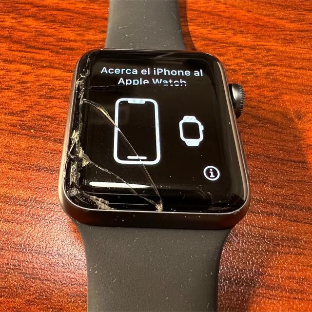 Apple Watch(アップルウォッチ)のApple Watch Series 3 38mm GPS ジャンク メンズの時計(腕時計(デジタル))の商品写真