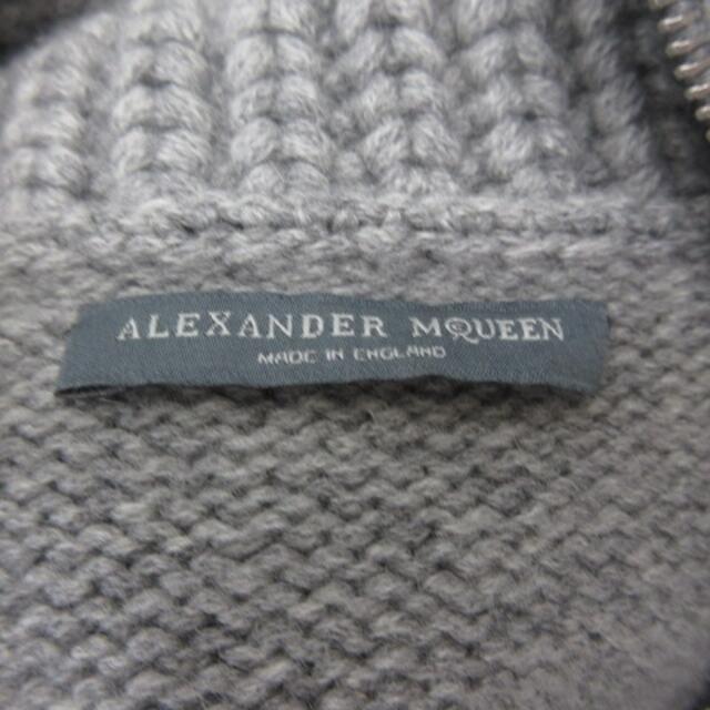 Alexander McQueen(アレキサンダーマックイーン)のアレキサンダーマックイーン ALEXANDER MCQUEEN ニットブルゾン レディースのトップス(カーディガン)の商品写真