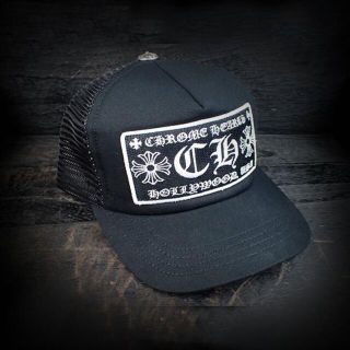 クロムハーツ(Chrome Hearts)のCHROME HEARTS (クロムハーツ) キャップ +CHパッチ ブラック(キャップ)