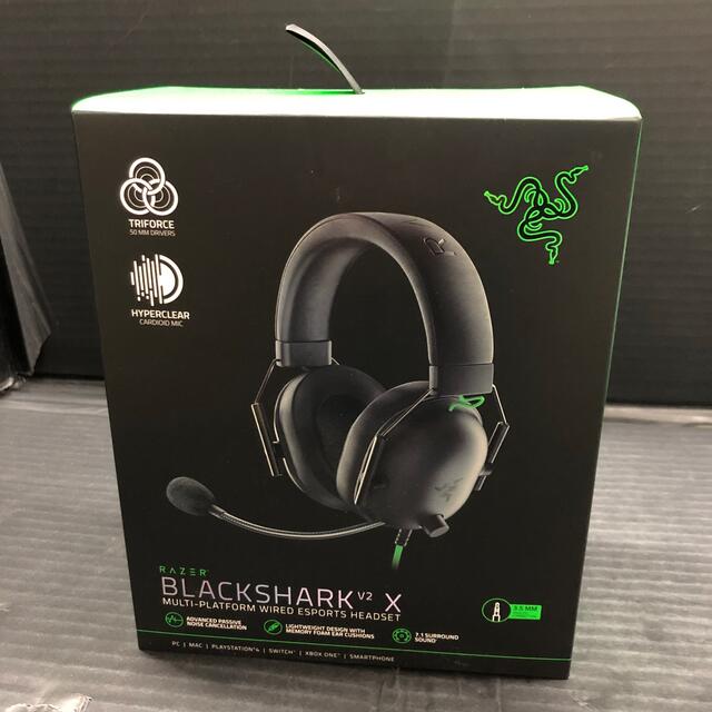 203 RAZER BLACK SHARK V2X ヘッドホン　未開封品