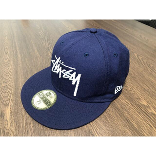 ステューシー(STUSSY)のSTUSSY  ニューエラキャップ　ネイビー(その他)