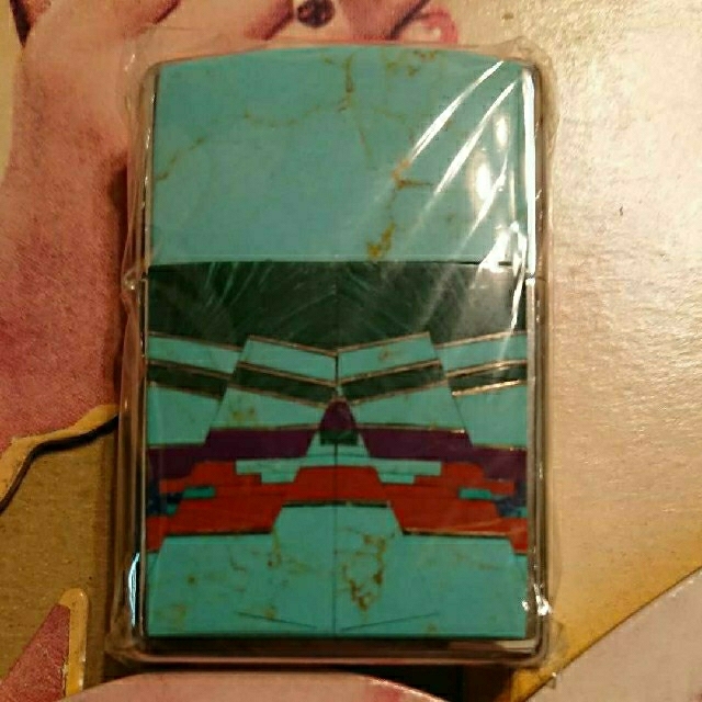 ZIPPO(ジッポー)の★ガム様専用★    Navajo/ナバホ族 ターコイズ インレイ メンズのファッション小物(タバコグッズ)の商品写真