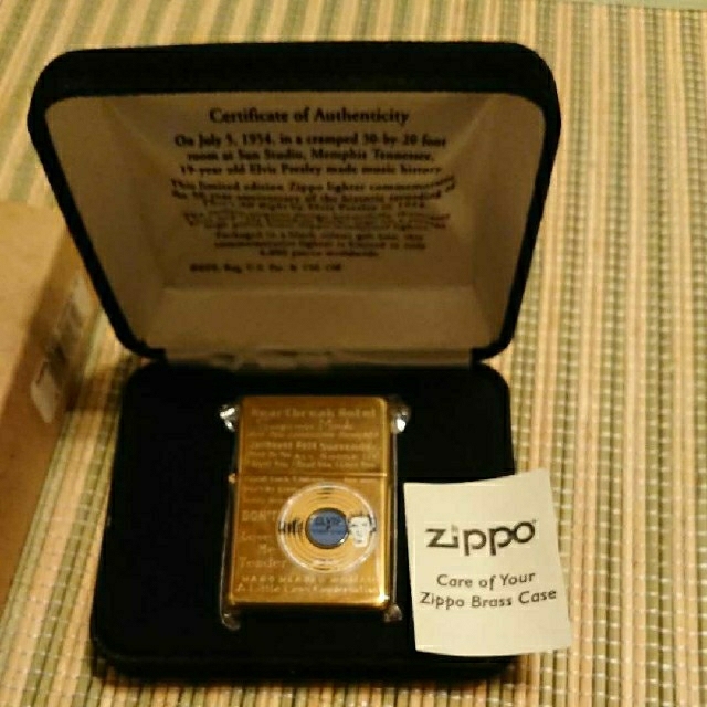 【ZIPPO】ELVIS/Record Logo 限定4000個･真鍮製