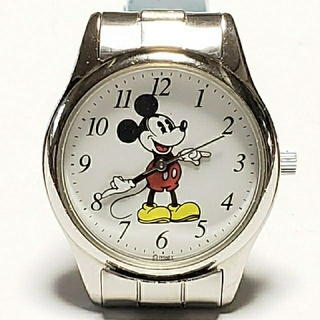 ディズニー(Disney)の☆ロレックスミッキー風☆レディースクォーツ☆ディズニーストア☆社外ベルト☆(腕時計)