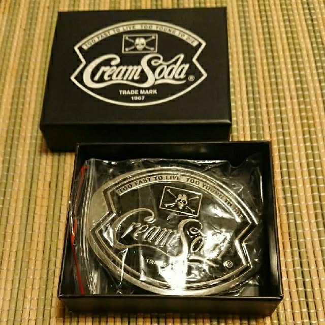 ☆Cream Soda☆ クリームソーダロゴ入りバックルの通販 by 大和 ☆Cream Soda☆ クリームソーダロゴ入りバックルの通販 by 大和