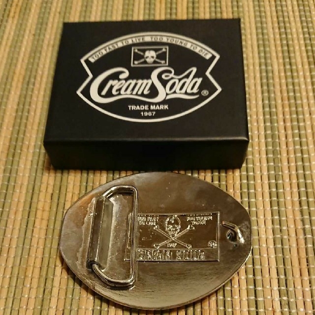 ☆Cream Soda☆ クリームソーダロゴ入りバックルの通販 by 大和 ☆Cream Soda☆ クリームソーダロゴ入りバックルの通販 by 大和