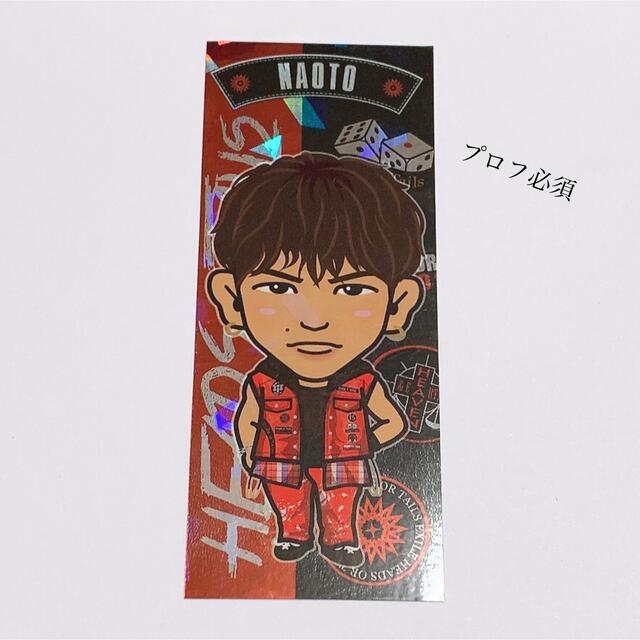 EXILE NAOTO SOW Heads or Tails 赤 ステッカー