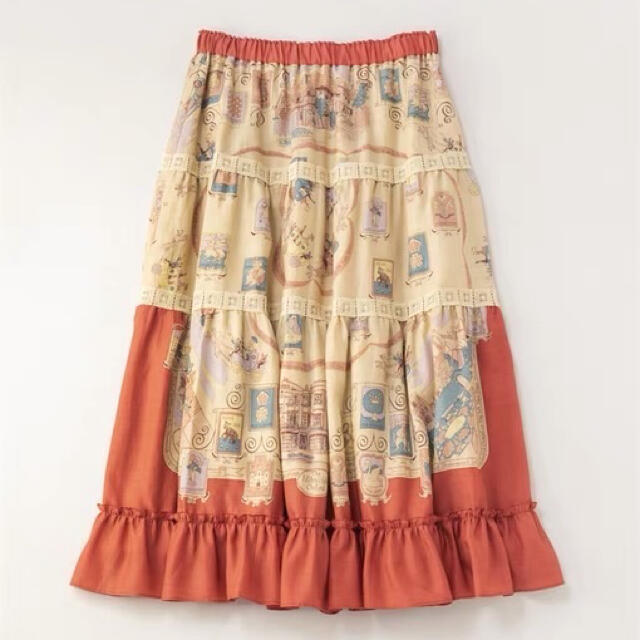 Here’s to the poet tiered skirt