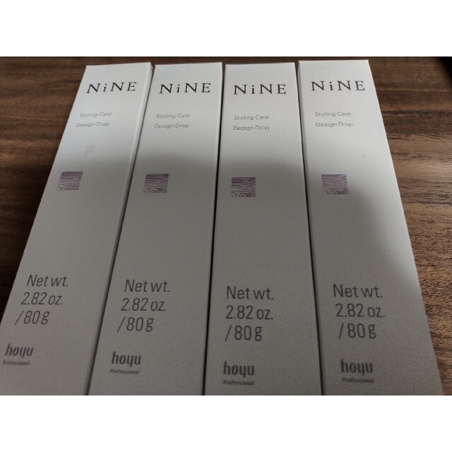 NINE(ナイン)の【新品】ホーユー  ナイン デザインドロップ80g×4本 コスメ/美容のヘアケア/スタイリング(ヘアワックス/ヘアクリーム)の商品写真