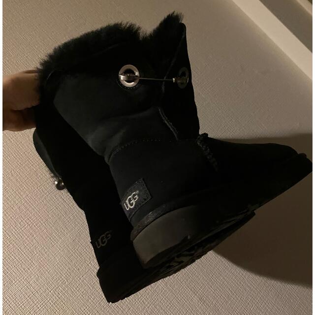 UGG アグ ムートンブーツ US7 ブラックカラー