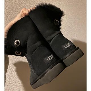 UGG 黒ムートンブーツ23.0cm