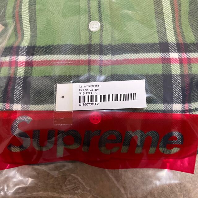 Supreme(シュプリーム)のsupreme tartan flannel shirt Lサイズ メンズのトップス(シャツ)の商品写真